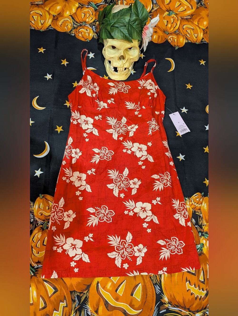 New S Lilo Costume Lilo and Stitch Halloween Disney small cosplay mini dress